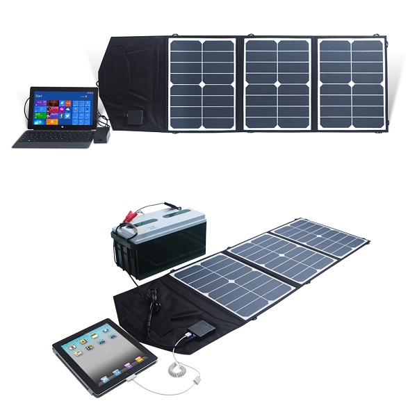 FR6-03-014 23% sunpower  solar folding Charging bag  45W