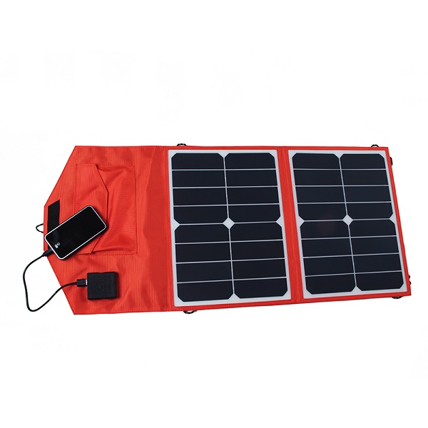 FR6-03-012 23% sunpower  solar folding Charging bag  30W