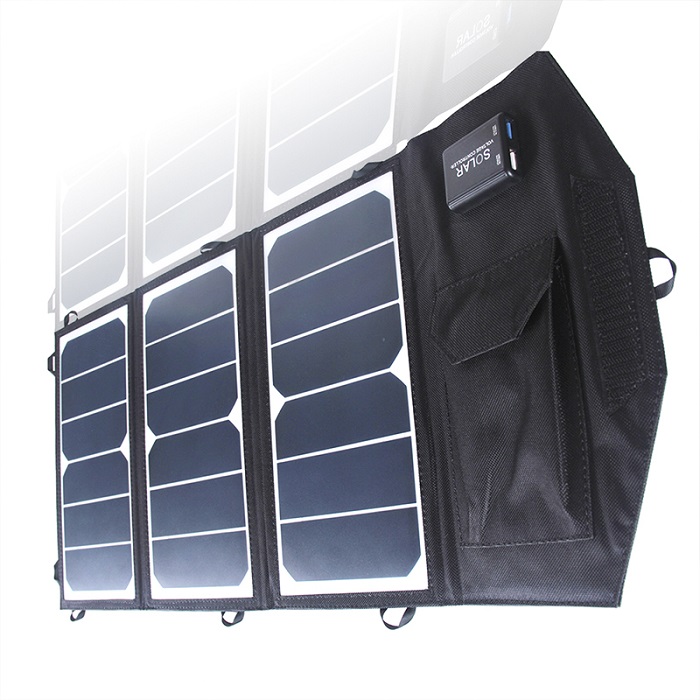 FR6-03-011 23% sunpower  solar folding Charging bag  19.5W