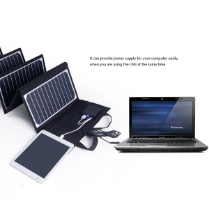 FR6-03-016  23% PV sunpower  solar folding Charging bag  60W