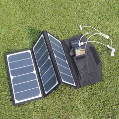 FR6-03-011 23% PV sunpower  solar folding Charging bag  19.5W