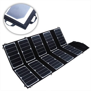 FR6-03-017 23% PV sunpower  solar folding Charging bag  65W