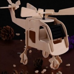 FR8-012 Solar Wooden Helicopter